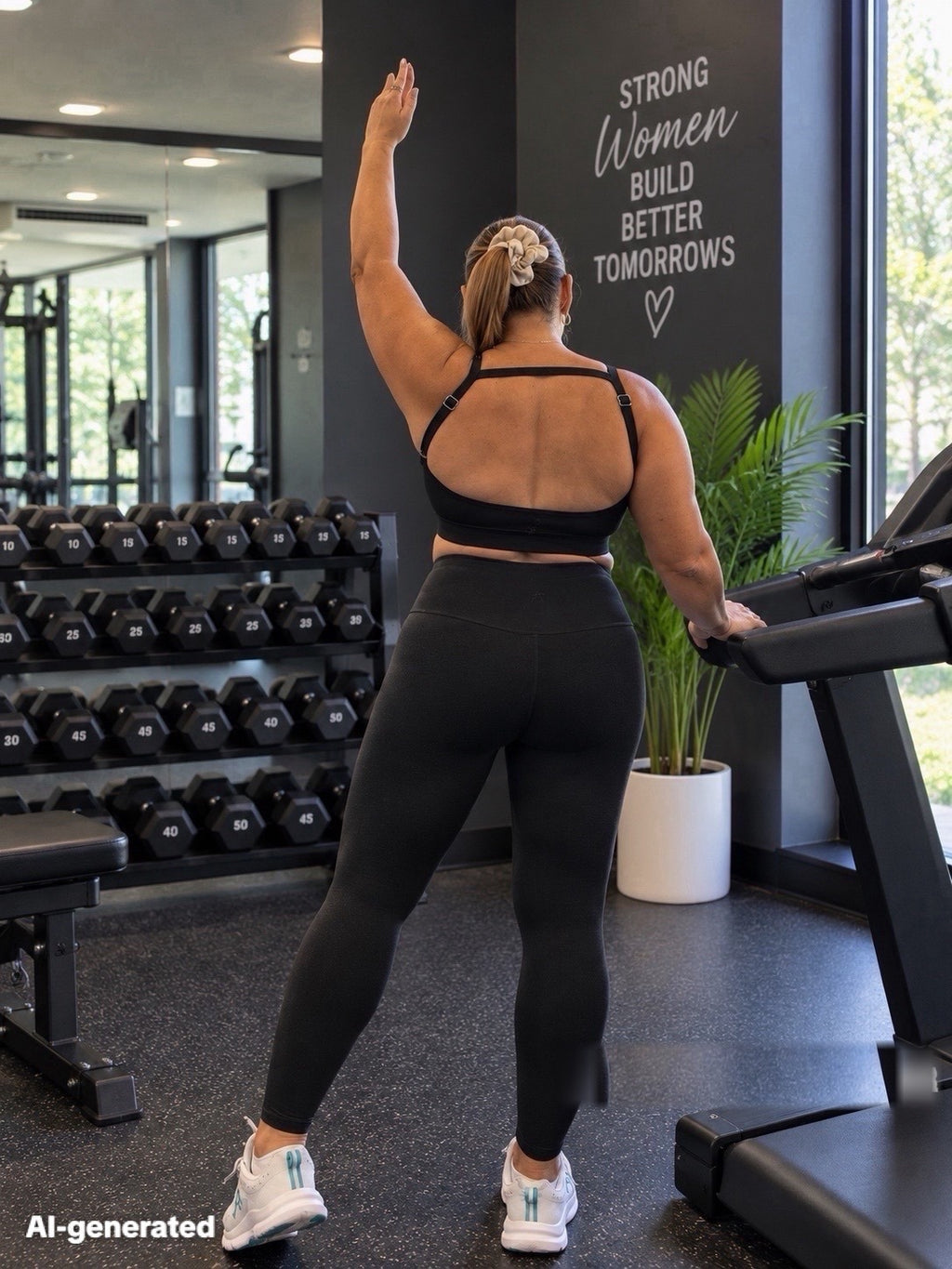 Black High-Waist Leggings