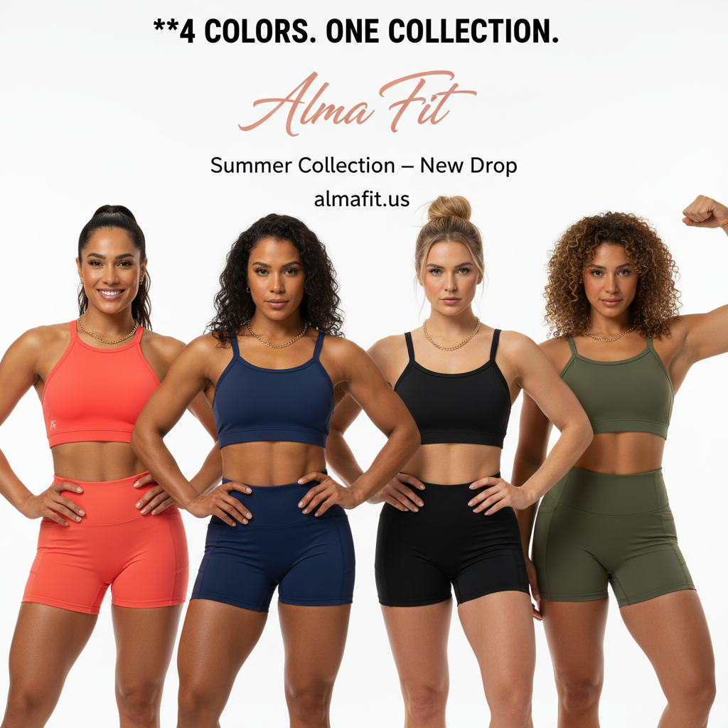 Alma Fit - 4 Colores Vista Frente